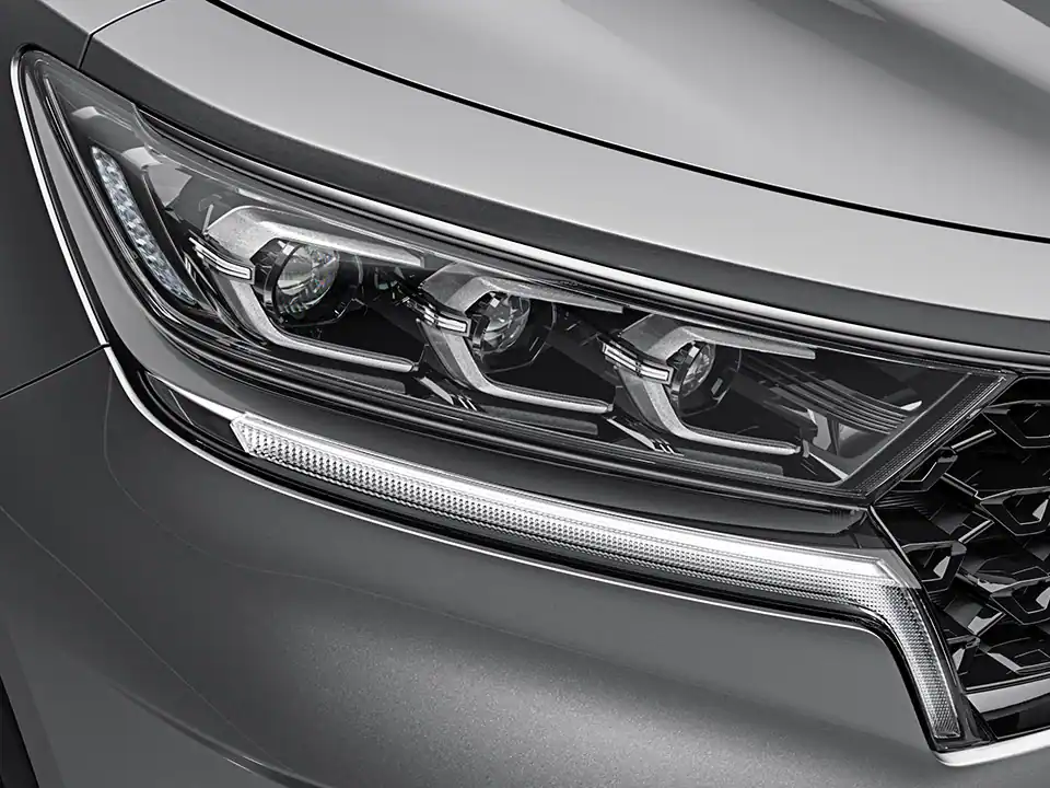 LED projection headlights