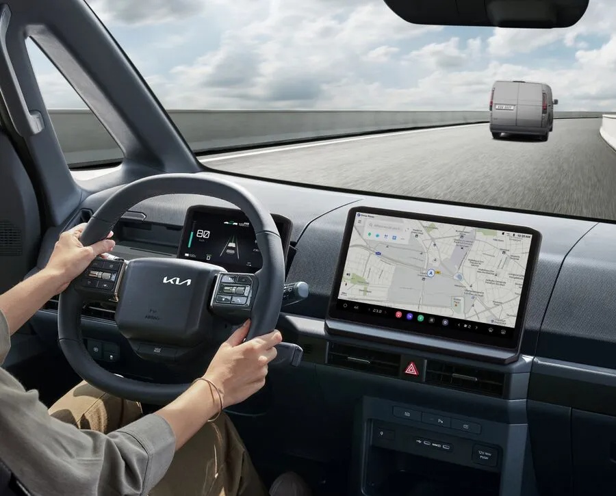 Wide front view for safer driving